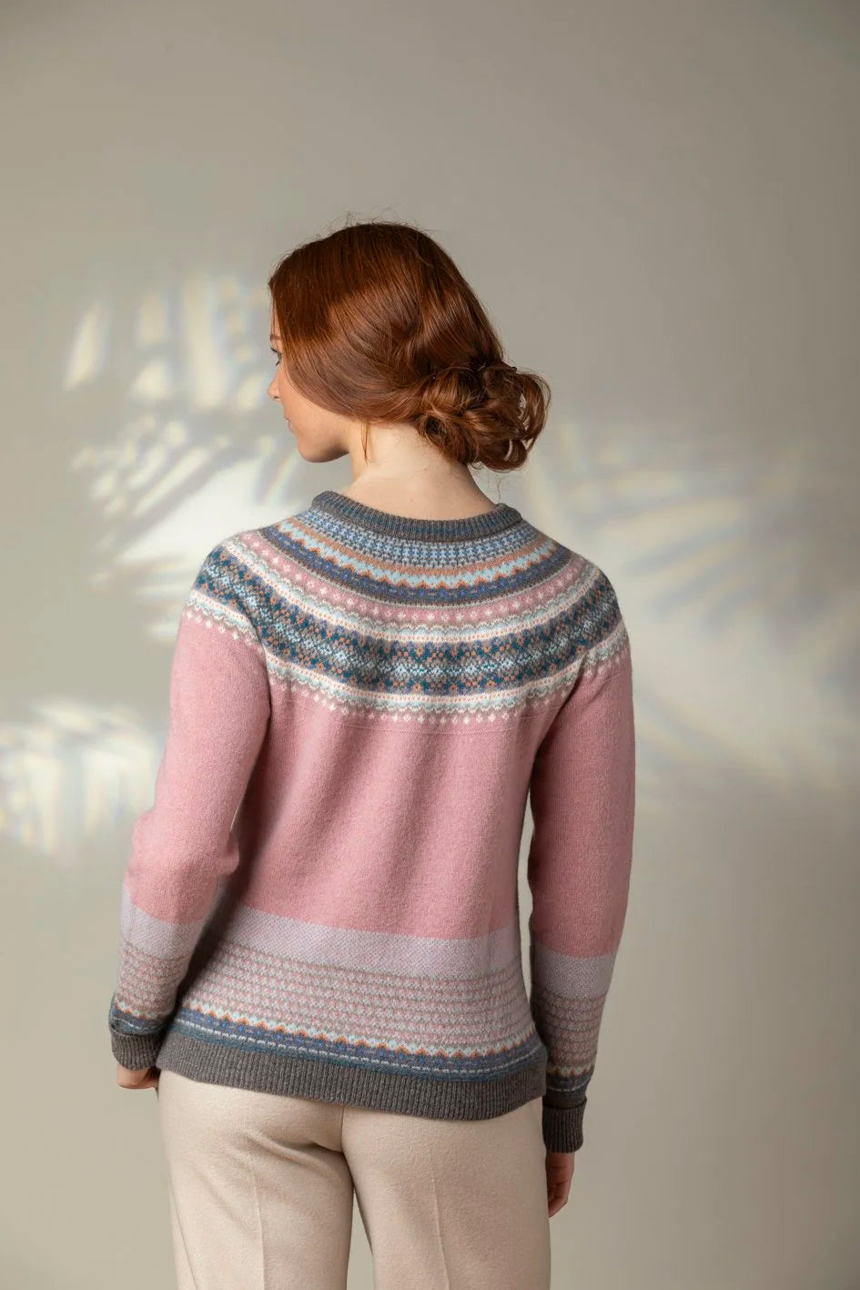ERIBÉ Alpine Sweater in Vintage Pink