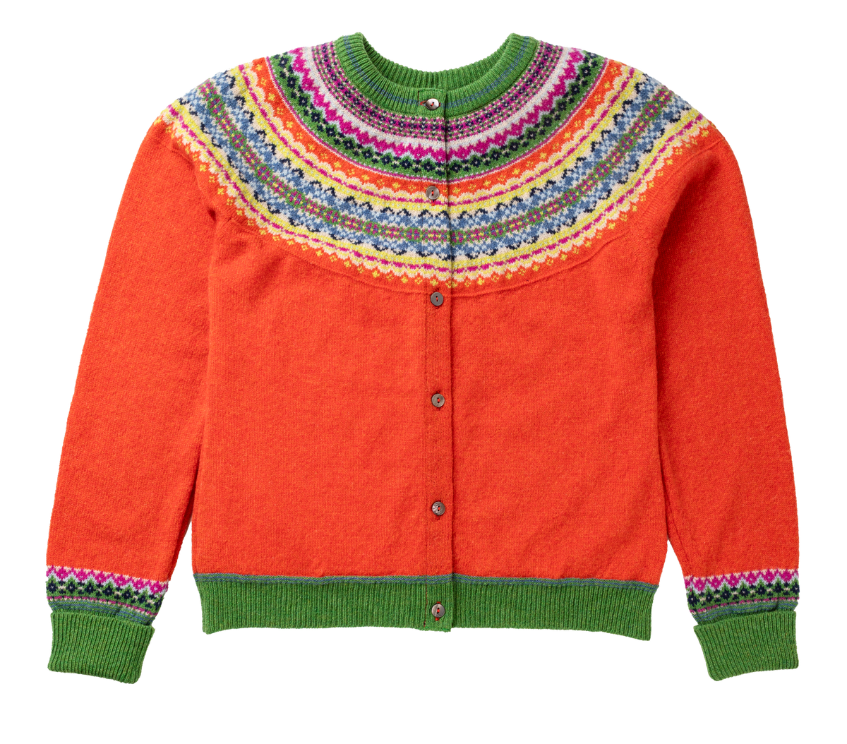 ERIBÉ Alpine Short Cardigan in Bellarose