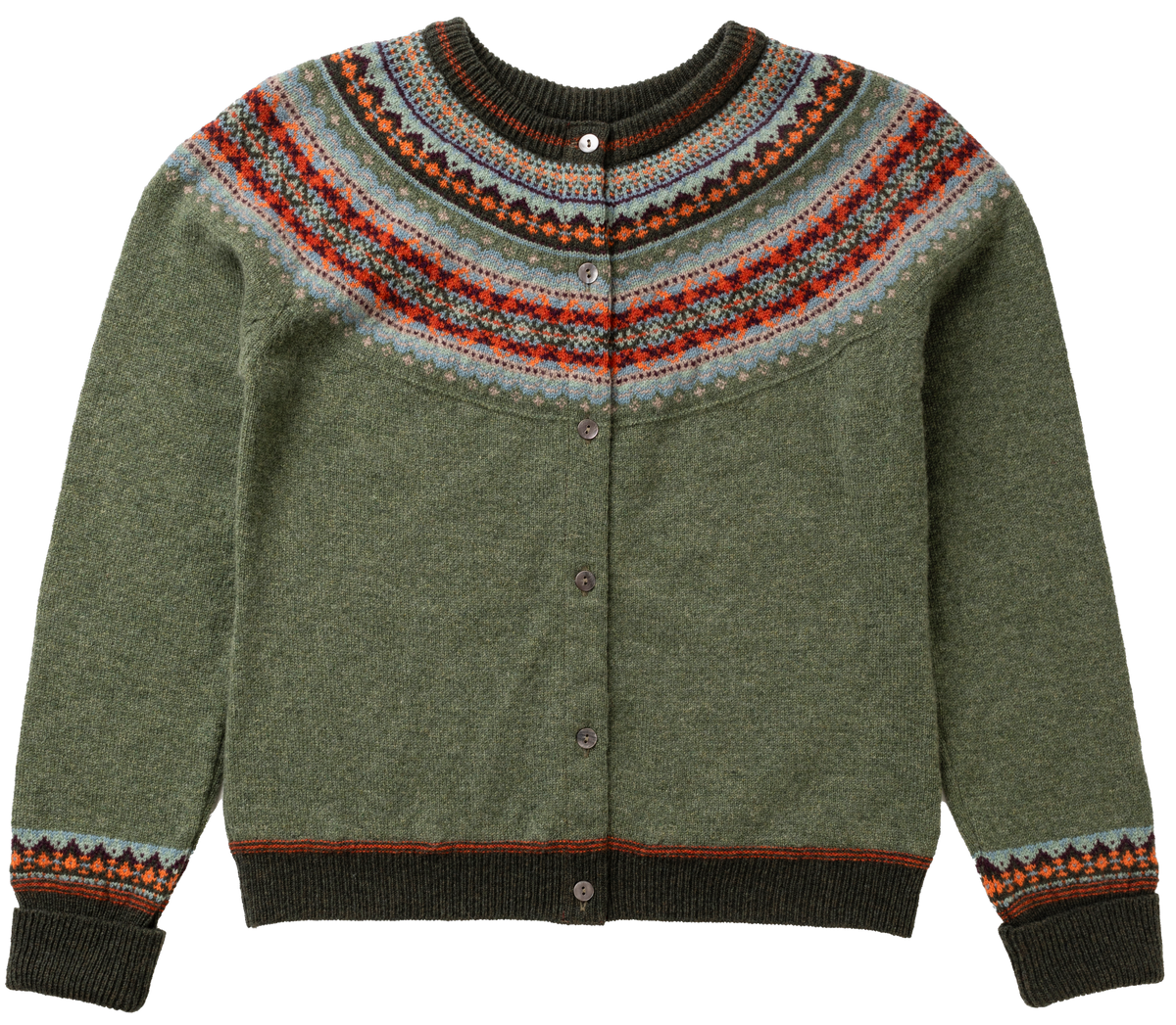 ERIBÉ Alpine Short Cardigan in Braemar