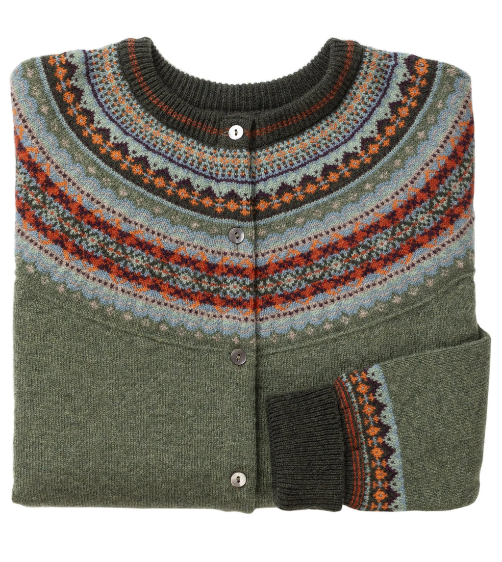 ERIBÉ Alpine Short Cardigan in Braemar