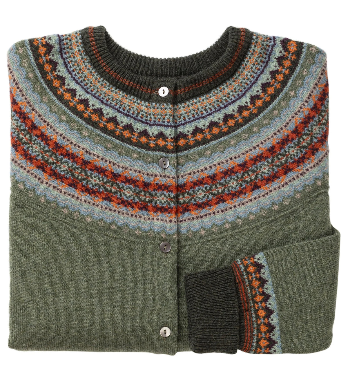 ERIBÉ Alpine Short Cardigan in Braemar