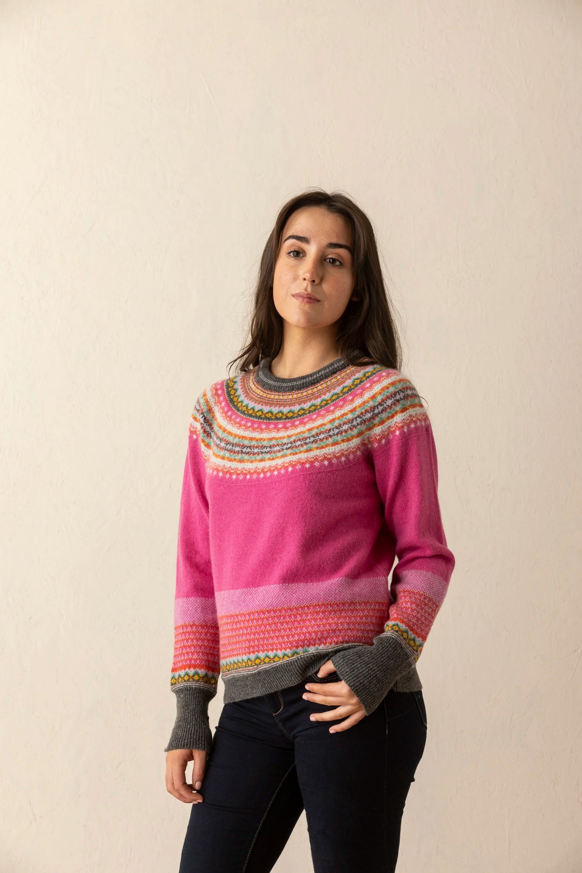 ERIBÉ Alpine Sweater in Fiesta