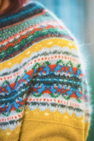 ERIBÉ Alpine Cardigan in Piccalilli