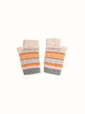 ERIBÉ Merino Wool Fair Isle Open Mitt