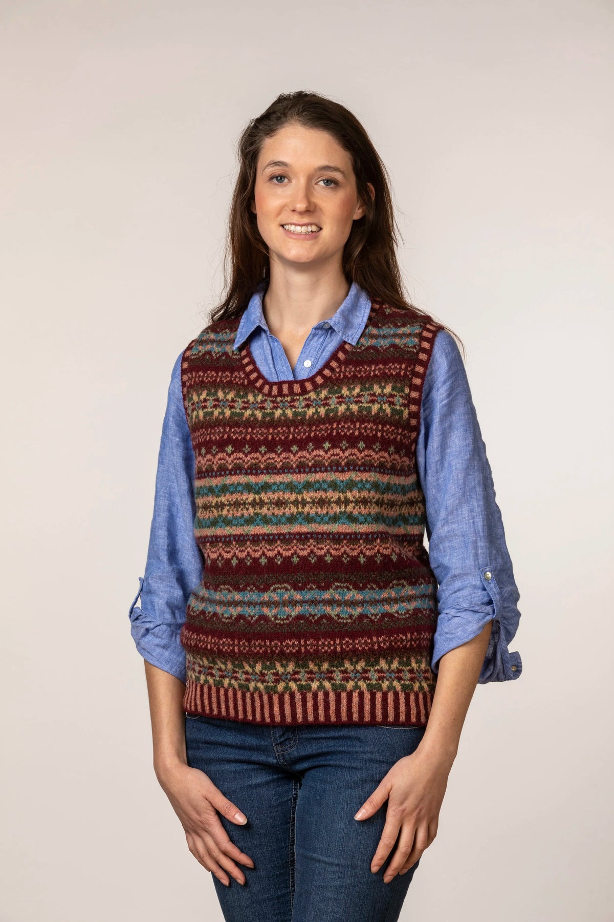 ERIBÉ Westray Vest in Aphrodite