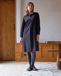 BIBICO Alexa Dress in Grey Cord