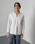 BIBICO Tanya blouse in White stripe
